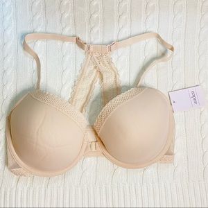 AUDEN Blush Pink Mesh Lace Racerback Bra✨